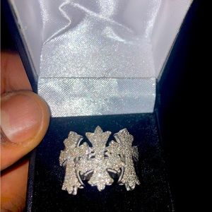 White gold ring (size 10)